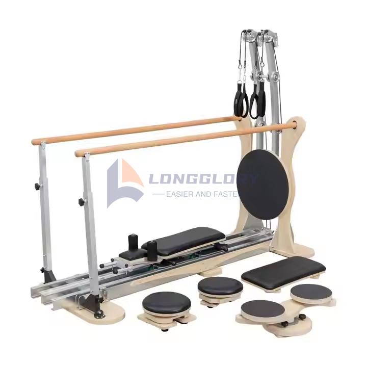 Menara katrol aluminium pilates dengan papan lompat