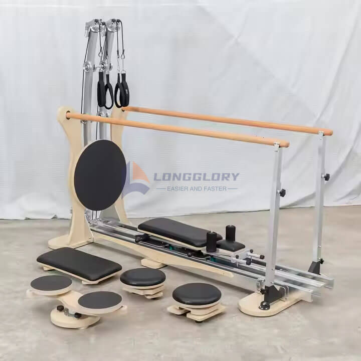 Maple Wood Aluminium Pilates Lompat