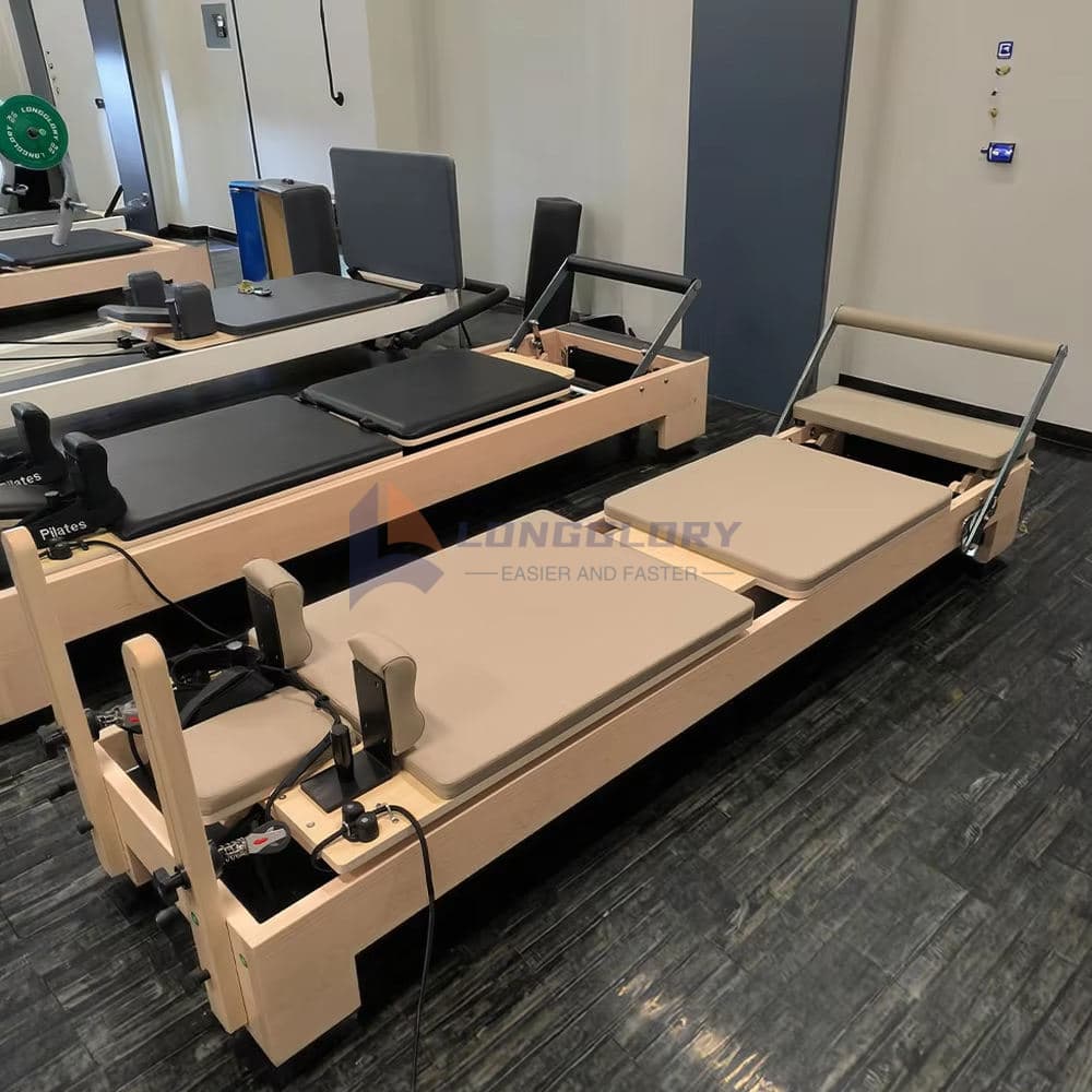 Tempat Tidur Inti Pilates Kayu Maple Multifungsi