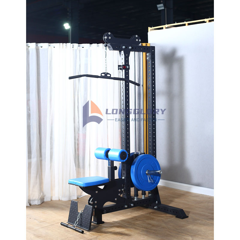 Mesin Lat Pulldown Bermuatan Pelat